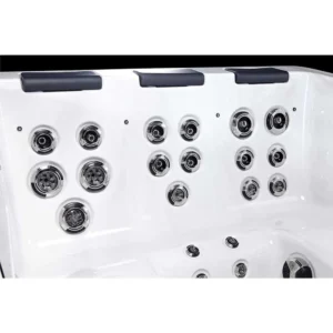 Comfort Hot Tubs - 6 Person Luxury Outdoor Portable Spa - 44 Jets - above Ground Hot Tub