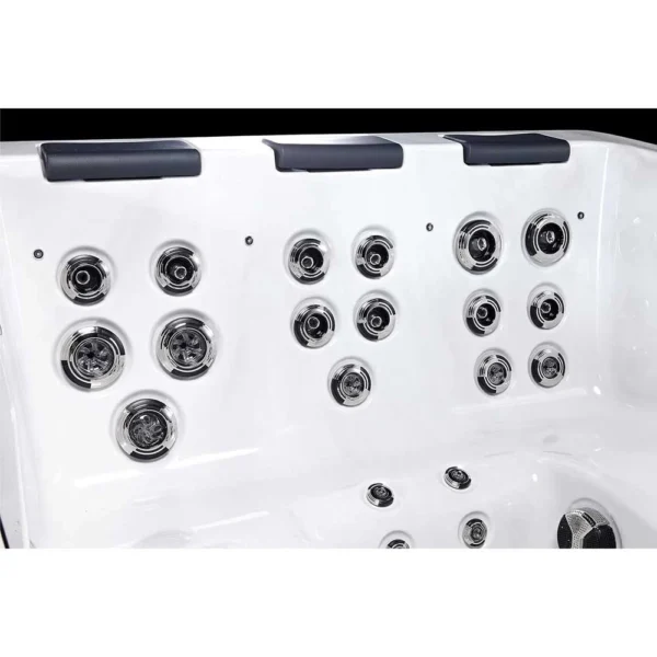 Comfort Hot Tubs - 6 Person Luxury Outdoor Portable Spa - 44 Jets - above Ground Hot Tub