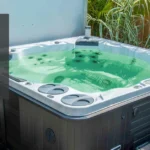 Green Hot Tub Water